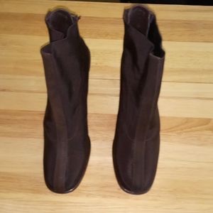 From Anita's Closet Donald J Pliner Karson Expresso Faille Elastic/Nubuck heels